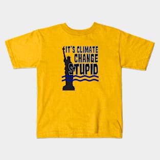 Climate Change Planet Kids T-Shirt